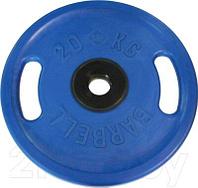 Диск для штанги MB Barbell Олимпийский с ручками d51мм 20кг