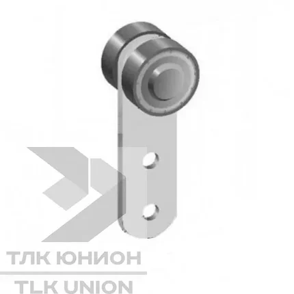 Роликовая тележка для профиля, d-28 мм, L-124 мм, Bozamet 48.28, фото 2