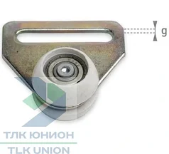 Роликовая тележка для сдвижной шторы Edscha, Bozamet 57.20.03