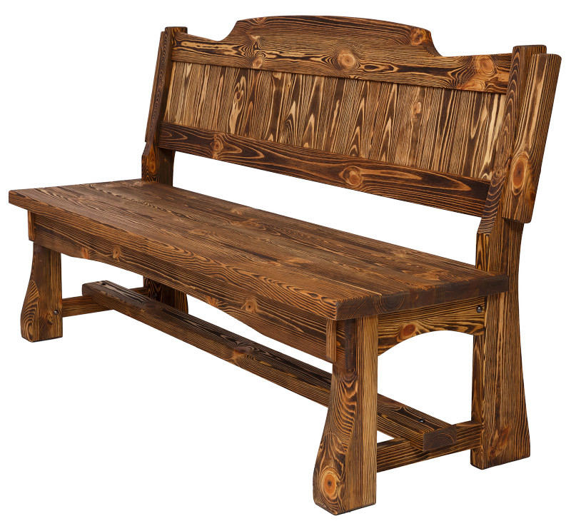 СКАМЬЯ "ВОЛАТ" из массива сосны