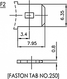 Аккумуляторная батарея CSB GP 1272 F2 28W (12V/7.2Ah), фото 4