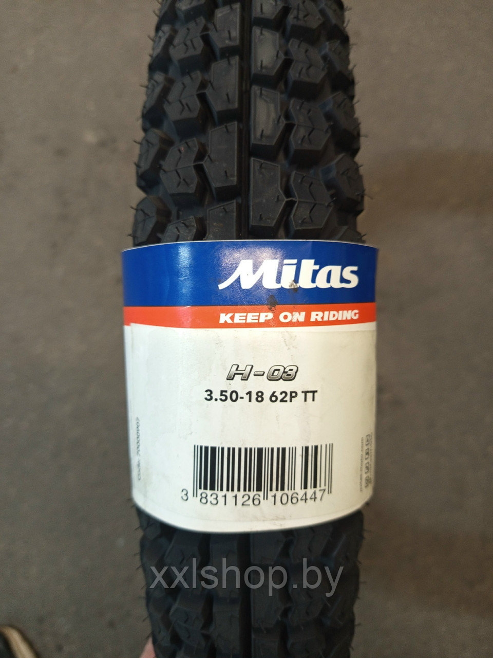 Мотошина Mitas 3.50-18 H-03 REINF 62P тип TT