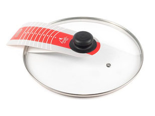 КРЫШКА стекл.с пароотводом 18 см (арт. 4618н)