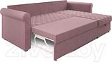 Диван угловой Mebel-Ars Берлин НВ-178 18 (велюр пудра), фото 5