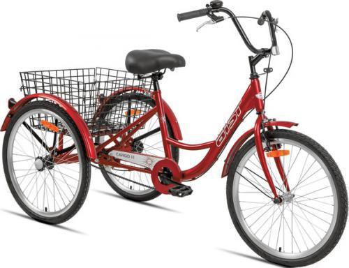 Велосипед AIST Cargo 1.1 24 2025 (бордовый, разобранный, в коробке)