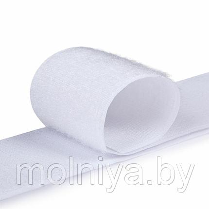 Лента контакт "Липучка" 50 мм. белая 1м комплект, фото 2