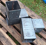 Коннектор угловой простой для бруса 150х150мм, фото 3