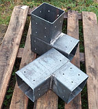 Коннектор угловой простой для бруса 150х150мм, фото 4