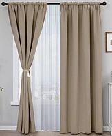 Комплект штор Mio Tesoro Blackout 400x260 + Гардина Soft Lines 306 600х270