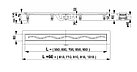 Alcaplast APZ8-650M Simple Водоотводящий желоб, фото 4