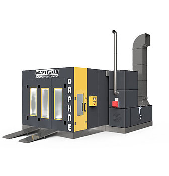 Покрасочная камера 6,9 х 3,9 х 2,7 м., 20000 м3/ч KraftWell арт. DAPHNE