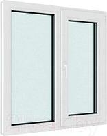 Окно ПВХ Rehau Futuruss Двухстворчатое Поворотно-откидное правое 3 стекла