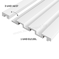 3D-панель стеновая из полимера ультравысокой плотности 4 UHD 01/130L