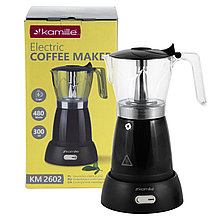 Кофеварка гейзерная электрическая Kamille КМ-2602
