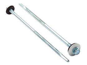 Саморез для сэндвич-панелей 6.3/5.5х185 мм цинк (600 шт в коробе) STARFIX