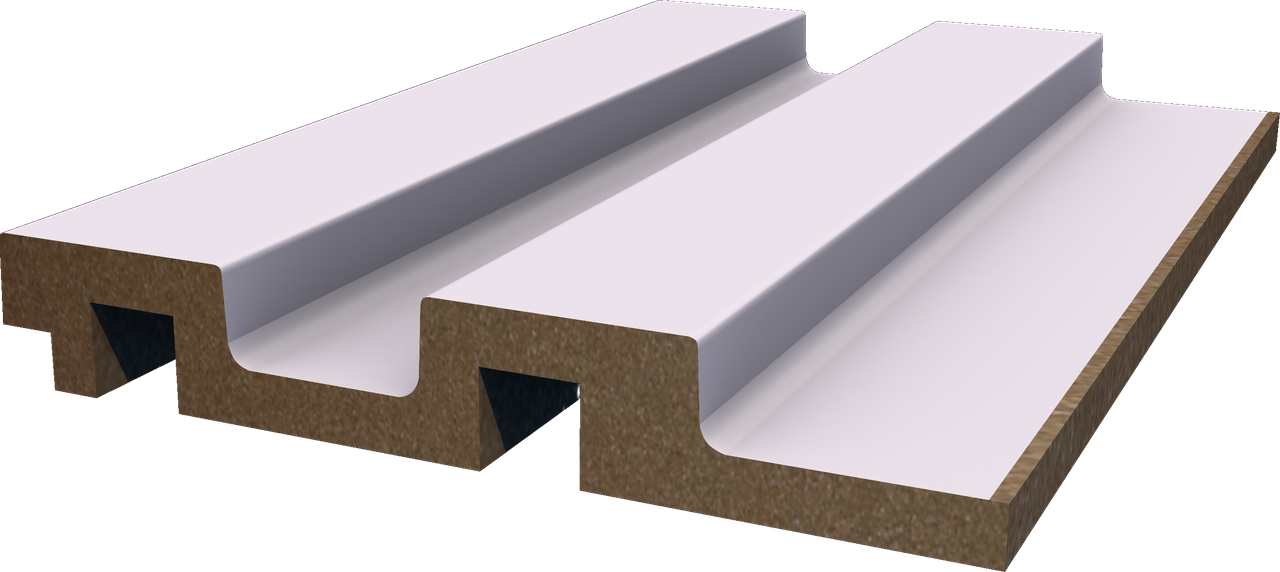 Реечная панель (вагонка) ПН-37 WellMaker 19х123 Белабел