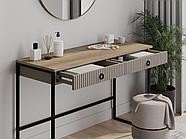 Стол туалетный DOMENICA Дуб Сильверджек ореховый/Глиняный Cерый