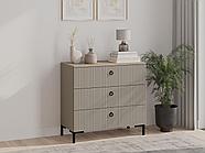 Комод DOMENICA Дуб Сильверджек ореховый/Глиняный Cерый