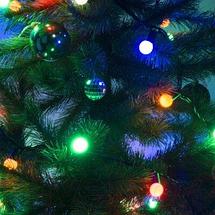 Светодиодная гирлянда Евросвет 400-104 мульти, фото 2