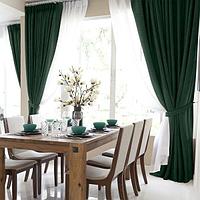 Комплект штор Волшебная ночь Рогожка с подхватами 200x270/791113