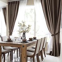 Комплект штор Волшебная ночь Рогожка с подхватами 200x270/777458