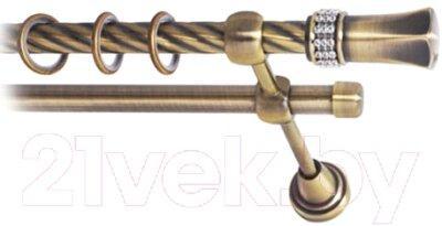 Карниз для штор Lm Decor Севилла 120 2р витой, фото 2