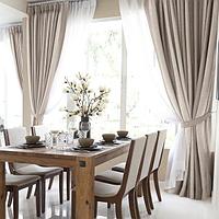 Комплект штор Волшебная ночь Рогожка с подхватами 200x270/757479