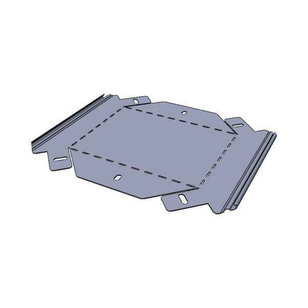 Угол 90 град, вертикальный внешний 80x100 мм (плоский) EKF