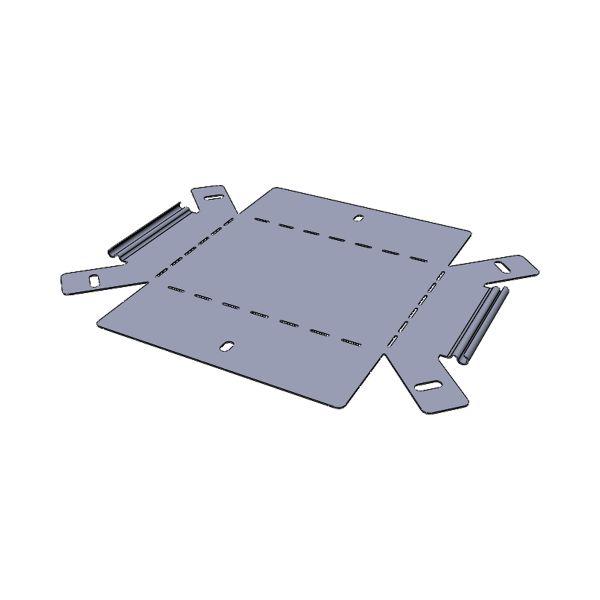 Угол 90 град, вертикальный внутренний 100x100 мм (плоский) EKF