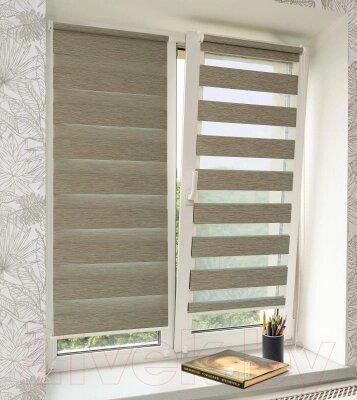 Рулонная штора Delfa Сантайм День Ночь В/О Фаро СРШ-01МК 41104, фото 2