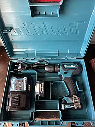 Дрель-шуруповерт Makita DF333DWYE Б/У (2 АКБ 1.5 А/ч, кейс)