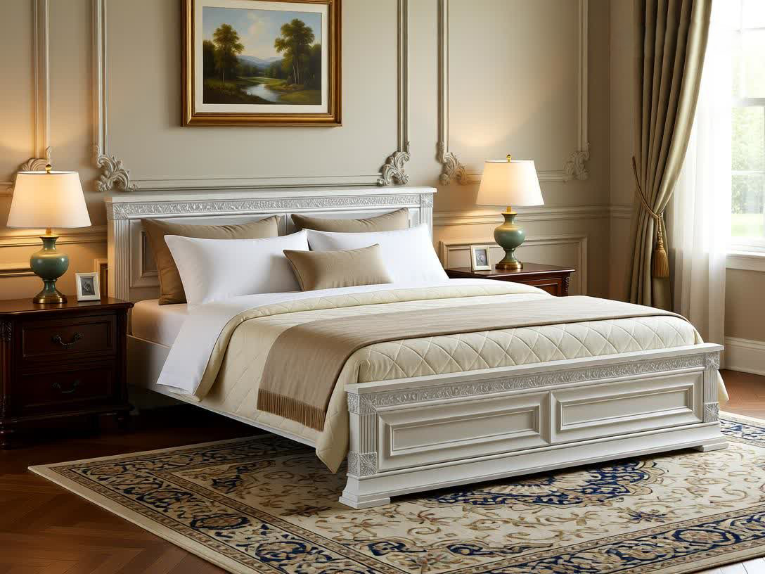 Кровать КН-180 Патриция Лайт ПП Бьянко