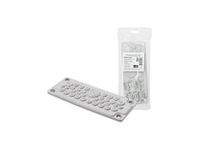 Кабельный ввод мембранный КВМ-35, ТЭП, RAL7035, IP66, 35 вводов TDM