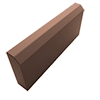 Борт тротуарный (Бордюр) коричневый