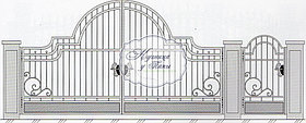 Кованые ворота и калитки. Собственное производство.