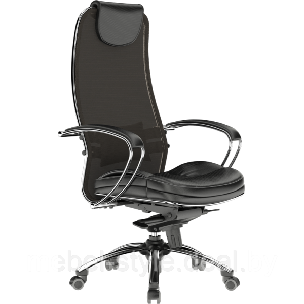 Кресло МЕТТА САМУРАЙ S 1 , SAMURAI S1 CH ткань (сетка бордовая) - фото 6 - id-p49493773