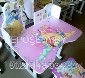 Комплект детской мебели на регулируемом основании стол + стул