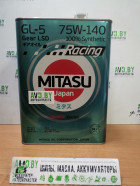 Масло Mitasu MJ-414 RACING GEAR OIL GL-5 75W-140 LSD 100% Synthetic 4л