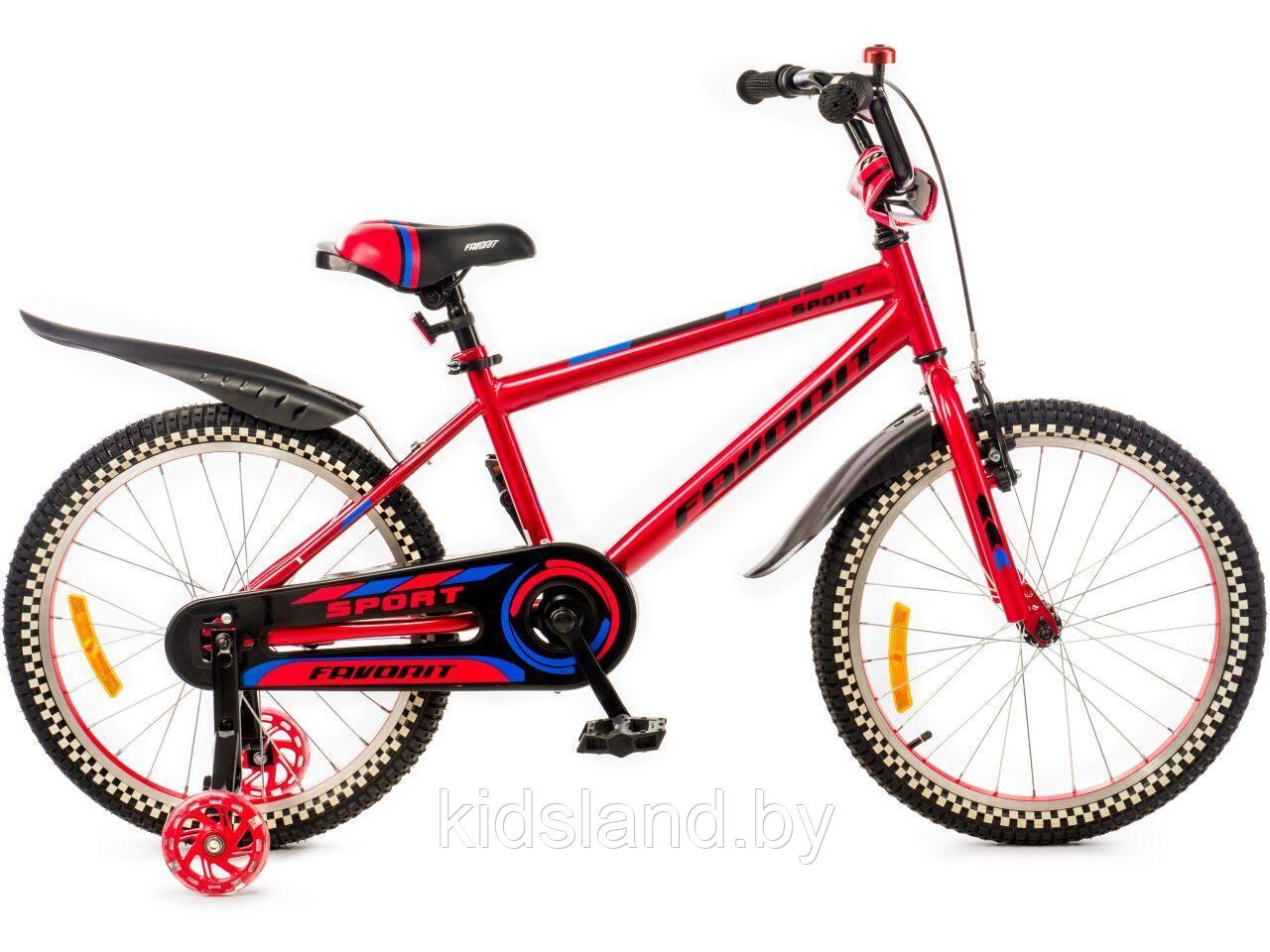 Детский двухколесный велосипед «FAVORIT» модель SPORT, SPT-Y16RD, фото 1