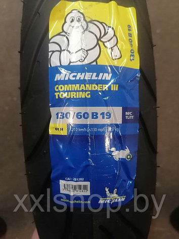 Моторезина Michelin Commander III Touring 130/60B19 61H F TL/TT, фото 2