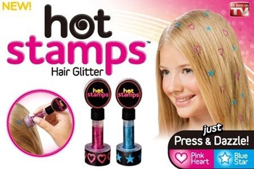 Штампы цветные для волос "hot stamps" краска-печать - фото 3 - id-p35751422