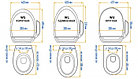 Электронная крышка-биде SensPa JK-800 WS/WU/WL, фото 6