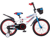Детский велосипед Tornado Sport 16" бело-синий
