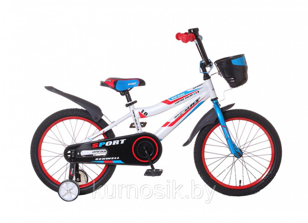 Детский велосипед Tornado Sport 20" бело-синий