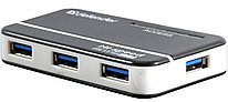 Универсальный USB разветвитель Defender QUADRO Quick USB3.0, 4порта, блок питания 2A
