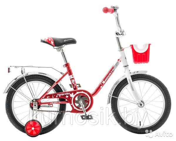 Детский велосипед Novatreck UL 16" (от 4 до 6 лет) красный