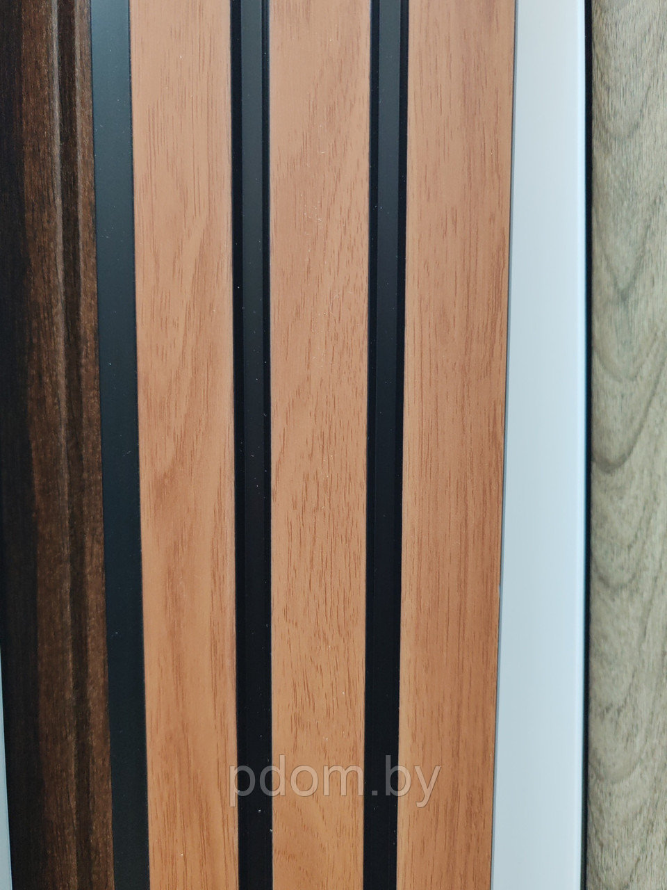 Панели 3D RAIL из вспененного полистирола Вишня