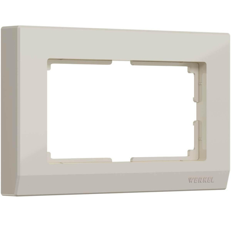 Рамка Werkel Stark для двойной розетки слоновая кость W0081803 4690389162077