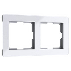 Рамка на 2 поста Werkel Acrylic белый 4690389184840 W0022701