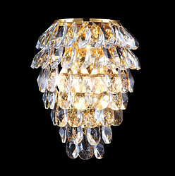 Бра Crystal Lux Charme CHARME AP3 GOLD/TRANSPARENT